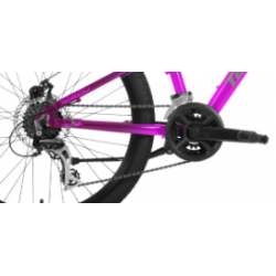 Rower młodzieżowy TABOU 24 SUPERGIRL 1.0 różowy / fioletowy