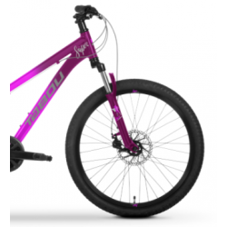Rower młodzieżowy TABOU 24 SUPERGIRL 1.0 różowy / fioletowy