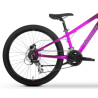 Rower młodzieżowy TABOU 24 SUPERGIRL 1.0 różowy / fioletowy
