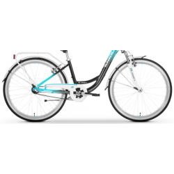 Rower młodzieżowy TABOU QUEEN 26 black / turq 2025