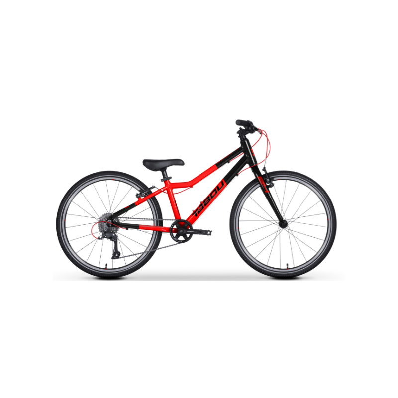 Rower młodzieżowy TABOU SUPERLITE 24 czerwony / czarny 2025