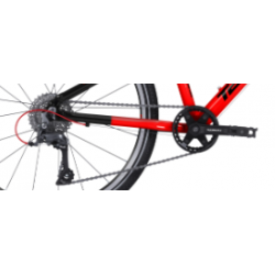 Rower młodzieżowy TABOU SUPERLITE 24 czerwony / czarny 2025