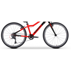 Rower młodzieżowy TABOU SUPERLITE 24 czerwony / czarny 2025