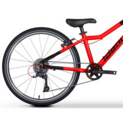 Rower młodzieżowy TABOU SUPERLITE 24 czerwony / czarny 2025