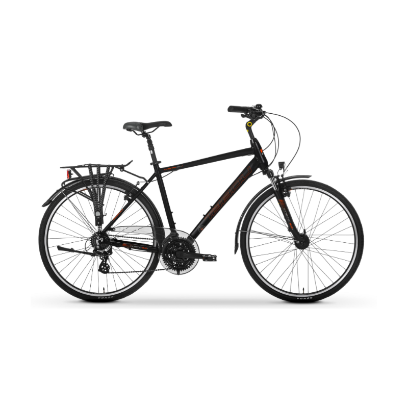 Rower Trekkingowy TABOU 28 KINETIC 2.0 PLUS czarny / pomarańczowy