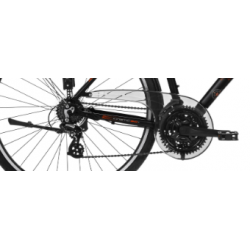 Rower Trekking TABOU 28 KINETIC 2.0 PLUS czarny / pomarańczowy 2024