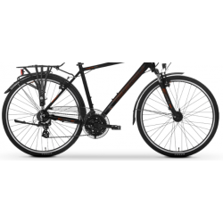 Rower Trekking TABOU 28 KINETIC 2.0 PLUS czarny / pomarańczowy 2024