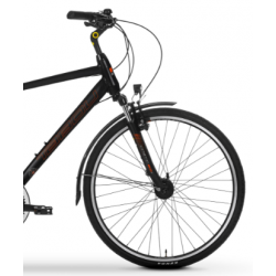 Rower Trekkingowy TABOU 28 KINETIC 2.0 PLUS czarny / pomarańczowy