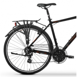 Rower Trekkingowy TABOU 28 KINETIC 2.0 PLUS czarny / pomarańczowy