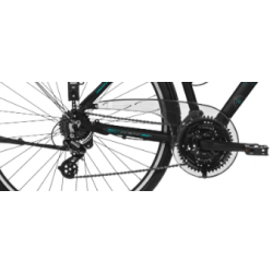 Rower trekkingowy damski TABOU KINETIC 2.0 PLUS W czarny / niebieski