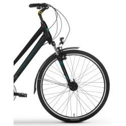 Rower trekkingowy damski TABOU KINETIC 2.0 PLUS W czarny / niebieski