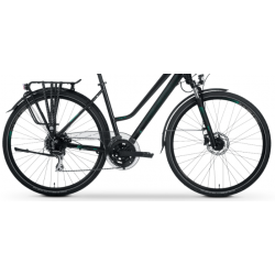 Rower trekkingowy damski TABOU KINETIC 3.0 PLUS W czarny / miętowy 2024