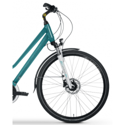 Rower trekkingowy TABOU 28 KINETIC 3.0 PLUS W turkusowy / biały 2024