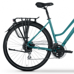 Rower trekkingowy damski TABOU KINETIC 3.0 PLUS W turkusowy / biały 2024