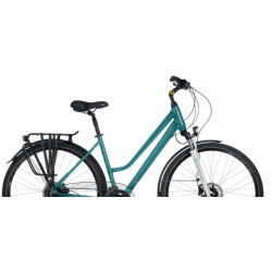 Rower trekkingowy damski TABOU KINETIC 3.0 PLUS W turkusowy / biały 2024