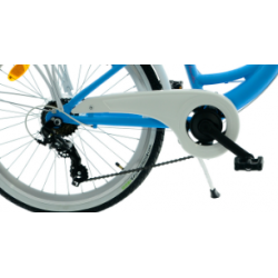 Rower młodzieżowy KANDS 24 AMELKA błękitno / biały mat 2025