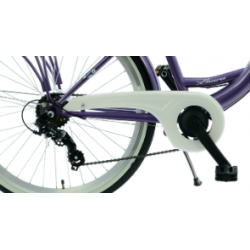 Rower miejski KANDS 26 LAURA fioletowy połysk 2025
