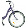 Rower miejski KANDS 26 LAURA fioletowy połysk 2025