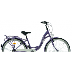 Rower miejski KANDS 26 LAURA fioletowy połysk 2025