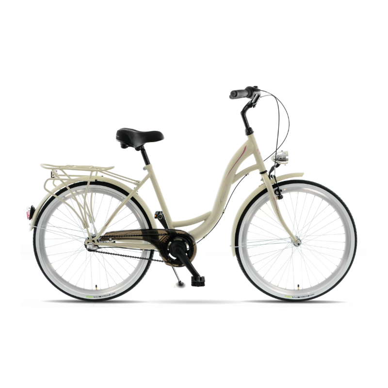 Rower miejski KANDS S-COMFORT beżowy mat 2025