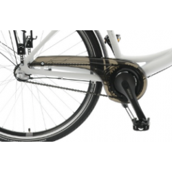 Rower miejski KANDS 28 SOPRANO 3BN biały mat 2025