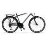 Rower trekkingowy KANDS 28 ALFA CITY Męski grafitowo-złoty 2022