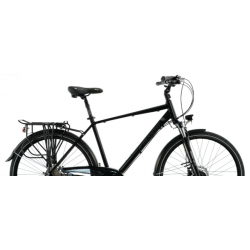 Rower trekkingowy KANDS 28 ELITE PRO ALIVIO V3 czarno-bordowy 2023