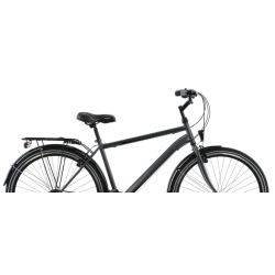 Rower trekkingowy KANDS 28 GALILEO MĘSKI grafitowo-czerwony 2023