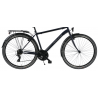 Rower trekkingowy KANDS 28 GALILEO MĘSKI czarno-biały 2023