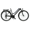 Rower trekkingowy KANDS 28 TRAVEL-X DAMSKI czarno-niebieski 2023