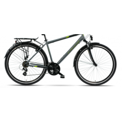 Rower trekkingowy KANDS 28 TRAVEL-X MĘSKI grafitowo-seledynowy 2022