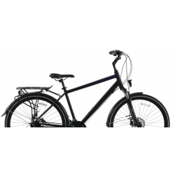 Rower trekkingowy KANDS 28 VERSO V1 ALTUS MĘSKI czarno-niebieski 2023
