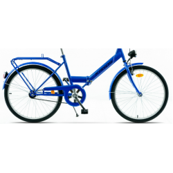 Rower trekkingowy KANDS 24 FOLDING niebieski