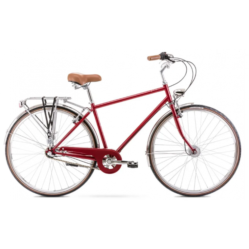 Rower miejski ROMET Vintage Classic M czerwony 2024