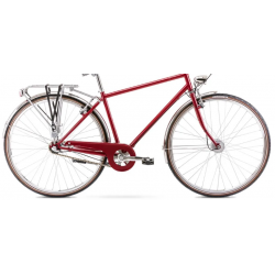 Rower miejski ROMET Vintage Classic M czerwony 2024