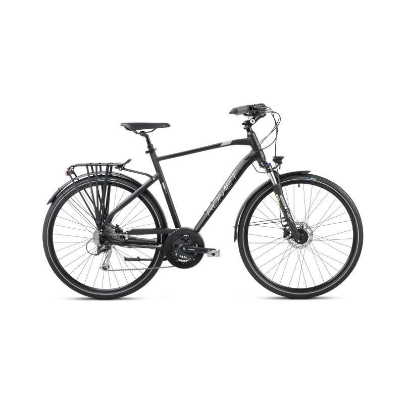 Rower trekkingowy ROMET Wagant 8 czarno / grafitowy 2024