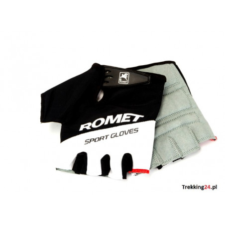 Rękawiczki rowerowe Romet biało-czarne uniseks  Romet