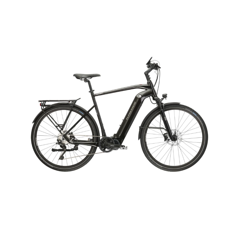 Rower elektryczny KROSS TRANS HYBRID 6.0 M czarny / grafitowy połysk 2023