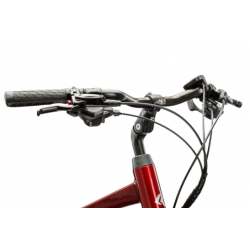 Rower elektryczny KROSS TRANS HYBRID 345 rubinowy / szary połysk 2023