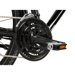 Rower elektryczny KROSS TRANS HYBRID 345 czarny / grafitowy połysk 2023