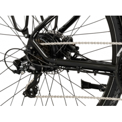 Rower elektryczny KROSS TRANS HYBRID 345 czarny / grafitowy połysk 2023