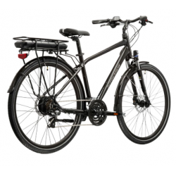 Rower elektryczny KROSS TRANS HYBRID 345 czarny / grafitowy połysk 2023