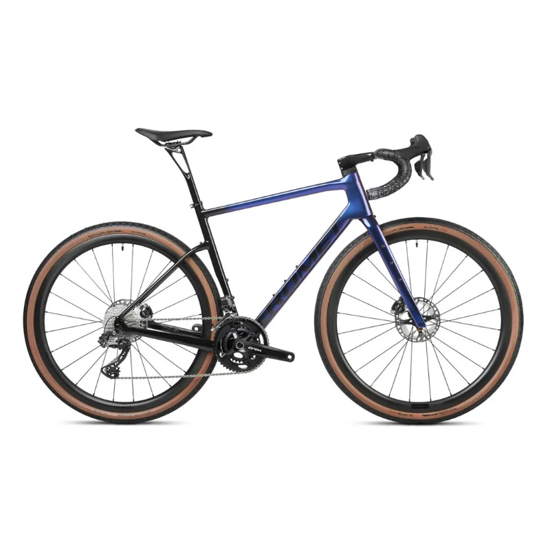 Rower gravel ROMET NYK 3.0 SHIMANO niebieski / czarny 2024