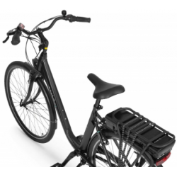 Rower elektryczny Ecobike Basic czarny AXA Greenway 36V 11,6Ah (417.6Wh) 2024