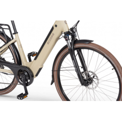 Rower elektryczny ECOBIKE X-City Cappuccino EVE 36V 17,5Ah (530Wh) 2024