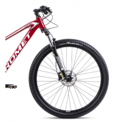 Rower górski ROMET Mustang M3 czerwono / biały 2024