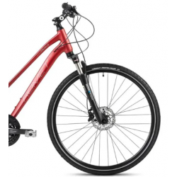 Rower crossowy ROMET Orkan 8D bordowo / grafitowo / czerwony 2024