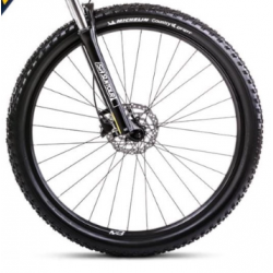 Rower górski ROMET Mustang M3 CS ciemnoniebiesko / żółty 2024