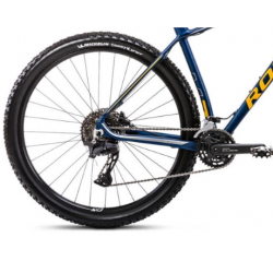 Rower górski ROMET Mustang M3 CS ciemnoniebiesko / żółty 2024