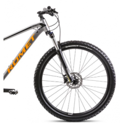 Rower górski ROMET Mustang M2 CS grafitowo / pomarańczowy 2024